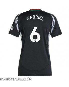 Arsenal Gabriel Magalhaes #6 Tricou Fotbal Replică 2024-25 Femei Deplasare